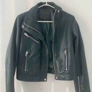 BLANKNYC Green Moto Faux Leather Jacket – Brand New, Never Worn